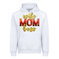White wife mom boss Urban Hoodie - texasbilliewilder