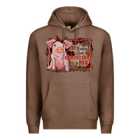 Chestnut all i want for christmas is a pig sitting pig Premium Hoodie - RanaPortraitStore