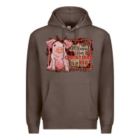 Coffee all i want for christmas is a pig sitting pig Premium Hoodie - RanaPortraitStore