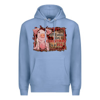 Colony Blue all i want for christmas is a pig sitting pig Premium Hoodie - RanaPortraitStore