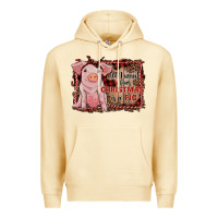 Pina Colada all i want for christmas is a pig sitting pig Premium Hoodie - RanaPortraitStore