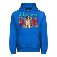 Cobalt western st bernard mom Urban Hoodie - texasbilliewilder