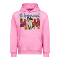 Fuchsia Pink western st bernard mom Urban Hoodie - texasbilliewilder