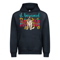 Navy western st bernard mom Urban Hoodie - texasbilliewilder