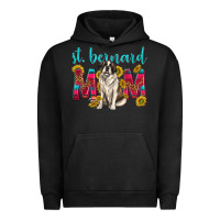 Pigment Black western st bernard mom Urban Hoodie - texasbilliewilder