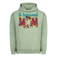 Pigment Oil Green western st bernard mom Urban Hoodie - texasbilliewilder
