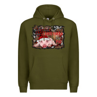 Army Green all i want for christmas is a pig baby Premium Hoodie - RanaPortraitStore