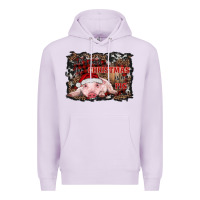 Lilac all i want for christmas is a pig baby Premium Hoodie - RanaPortraitStore