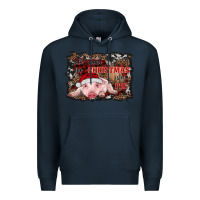 Navy all i want for christmas is a pig baby Premium Hoodie - RanaPortraitStore