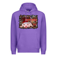 Purple all i want for christmas is a pig baby Premium Hoodie - RanaPortraitStore