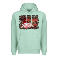 Seafoam all i want for christmas is a pig baby Premium Hoodie - RanaPortraitStore
