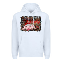 White all i want for christmas is a pig baby Premium Hoodie - RanaPortraitStore