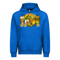 Cobalt frog coffee cups Urban Hoodie - Zillion Design Studio