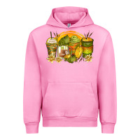 Fuchsia Pink frog coffee cups Urban Hoodie - Zillion Design Studio
