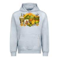 Heather Grey frog coffee cups Urban Hoodie - Zillion Design Studio