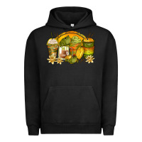 Pigment Black frog coffee cups Urban Hoodie - Zillion Design Studio