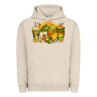 Pigment French Oak frog coffee cups Urban Hoodie - Zillion Design Studio