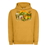 Pigment Peanut Butter frog coffee cups Urban Hoodie - Zillion Design Studio