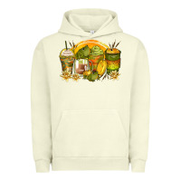 Pigment Pistachio frog coffee cups Urban Hoodie - Zillion Design Studio