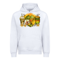 White frog coffee cups Urban Hoodie - Zillion Design Studio