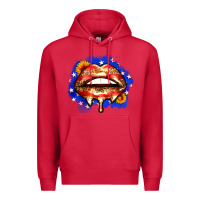 Cardinal leopard american flag lips Premium Hoodie - Zillion Design Studio