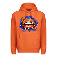 Carrot leopard american flag lips Premium Hoodie - Zillion Design Studio
