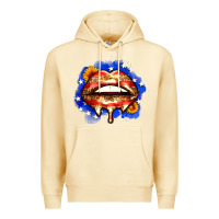 Pina Colada leopard american flag lips Premium Hoodie - Zillion Design Studio