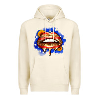 Tofu leopard american flag lips Premium Hoodie - Zillion Design Studio