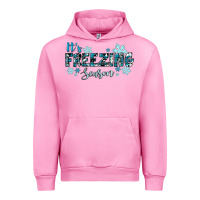 Fuchsia Pink it's freezing season winter Urban Hoodie - RanaPortraitStore