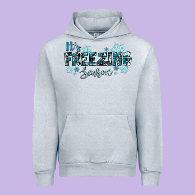 It's Freezing Season Winter Urban Hoodie Designed By Ranaportraitstore