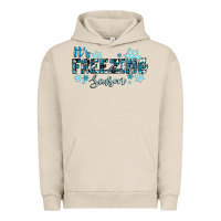 Pigment French Oak it's freezing season winter Urban Hoodie - RanaPortraitStore