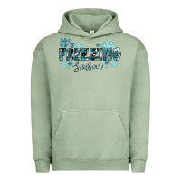Pigment Oil Green it's freezing season winter Urban Hoodie - RanaPortraitStore
