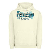 Pigment Pistachio it's freezing season winter Urban Hoodie - RanaPortraitStore