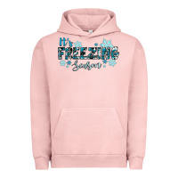 Pigment Salmon it's freezing season winter Urban Hoodie - RanaPortraitStore
