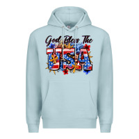 God Bless The Usa Premium Hoodie | Teevron