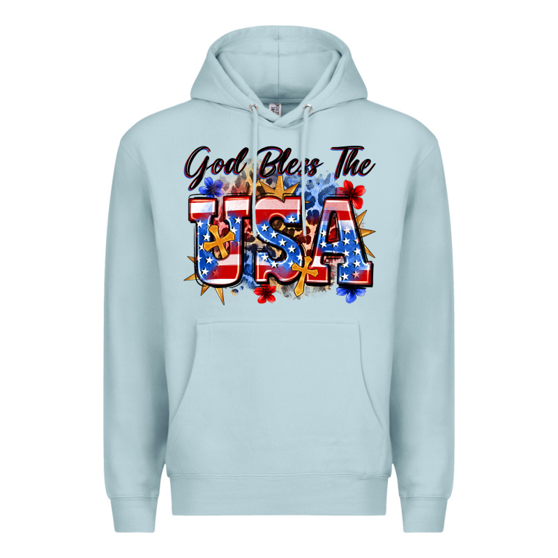 God Bless The Usa Premium Hoodie by Zillion Design Studio | Teevron
