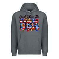 Rock god bless the usa Premium Hoodie - Zillion Design Studio