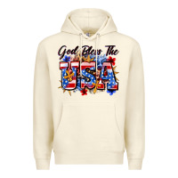 Sandshell god bless the usa Premium Hoodie - Zillion Design Studio