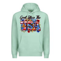 Seafoam god bless the usa Premium Hoodie - Zillion Design Studio