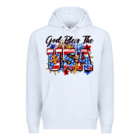 White god bless the usa Premium Hoodie - Zillion Design Studio