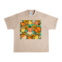 French Oak pumpkin sunflowers leaves Urban Heavy Tee - Artiststas