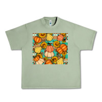 Oil Green pumpkin sunflowers leaves Urban Heavy Tee - Artiststas
