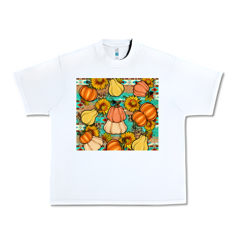 Pumpkin Sunflowers Leaves Urban Heavy Tee by Artiststas | Teevron