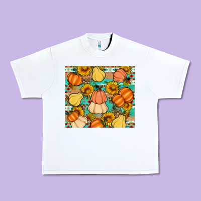 Pumpkin Sunflowers Leaves Urban Heavy Tee Designed By Artiststas
