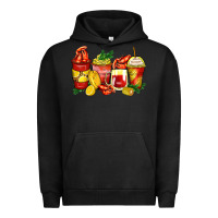 Pigment Black crawfish coffee cups Urban Hoodie - Zillion Design Studio