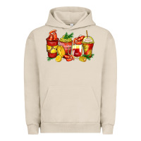 Pigment French Oak crawfish coffee cups Urban Hoodie - Zillion Design Studio