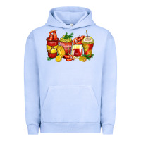 Pigment Grape Ice crawfish coffee cups Urban Hoodie - Zillion Design Studio