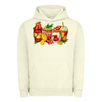Pigment Pistachio crawfish coffee cups Urban Hoodie - Zillion Design Studio