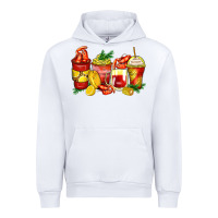 White crawfish coffee cups Urban Hoodie - Zillion Design Studio