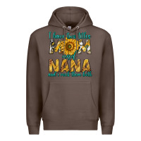 Coffee i have two titles mom and nana and i rock them bot Premium Hoodie - texasbilliewilder